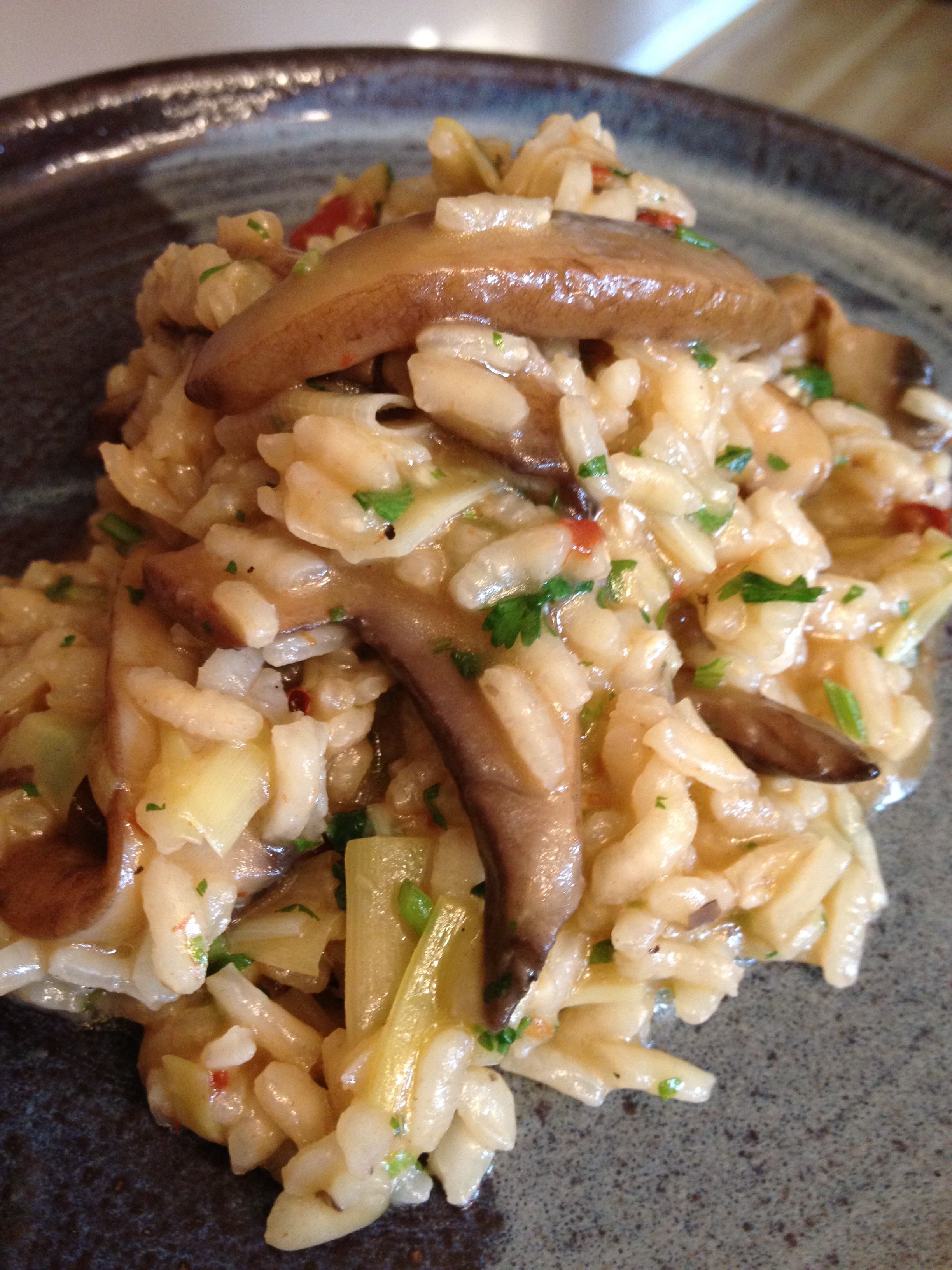 Hearty Portabella Mushroom Risotto – EdHart.me